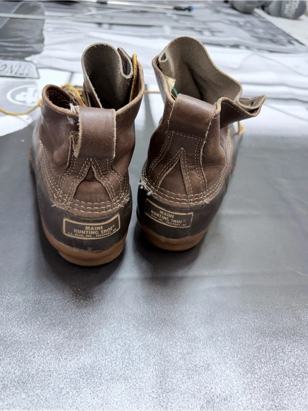 L.L.Bean VNTG made in USA sz 10 W Maine Hunting Duck Shoes